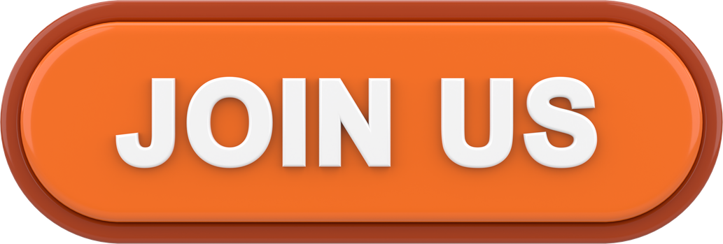 Join us button. 3D illustration.